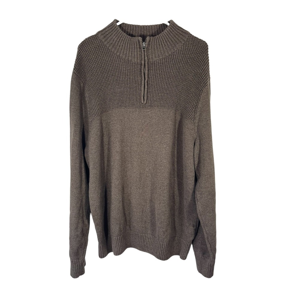 Dockers Men's Long Sleeve 1/4 Zip‎ Pullover Sweater Size XL